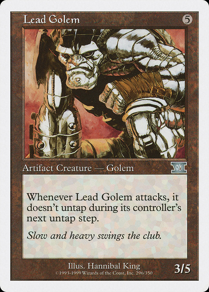 {C} Lead Golem [Classic Sixth Edition][6ED 296]