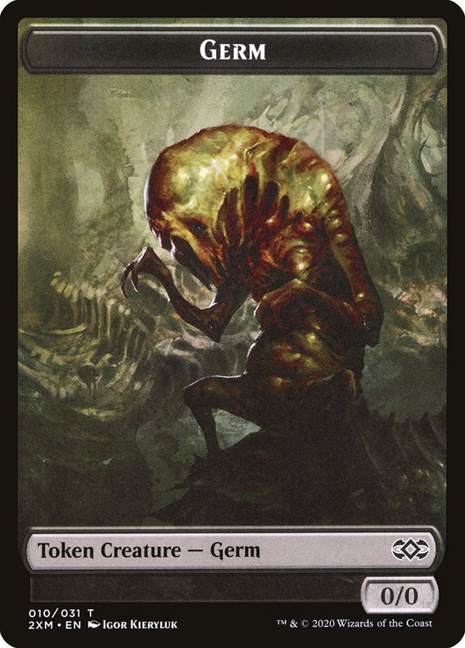 {T} Clue // Germ Double-sided Token [Double Masters Tokens][T2XM 022]