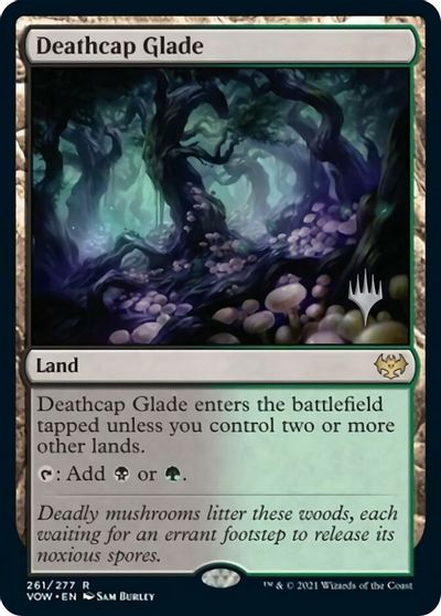 {R} Deathcap Glade (Promo Pack) [Innistrad: Crimson Vow Promo Pack][PP VOW 261]