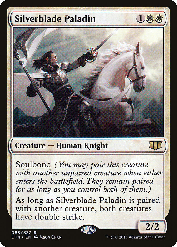 {R} Silverblade Paladin [Commander 2014][C14 088]