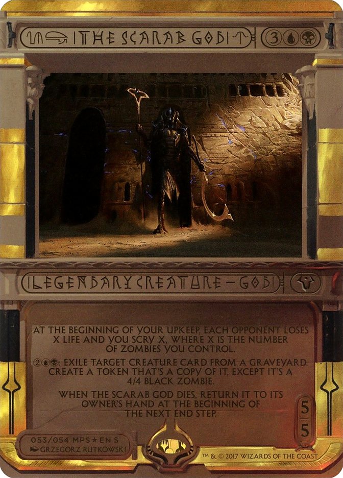 {R} The Scarab God (Invocation) [Amonkhet Invocations][MP2 053]