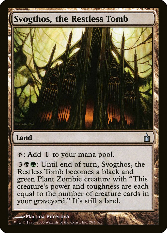 {C} Svogthos, the Restless Tomb [Ravnica: City of Guilds][RAV 283]