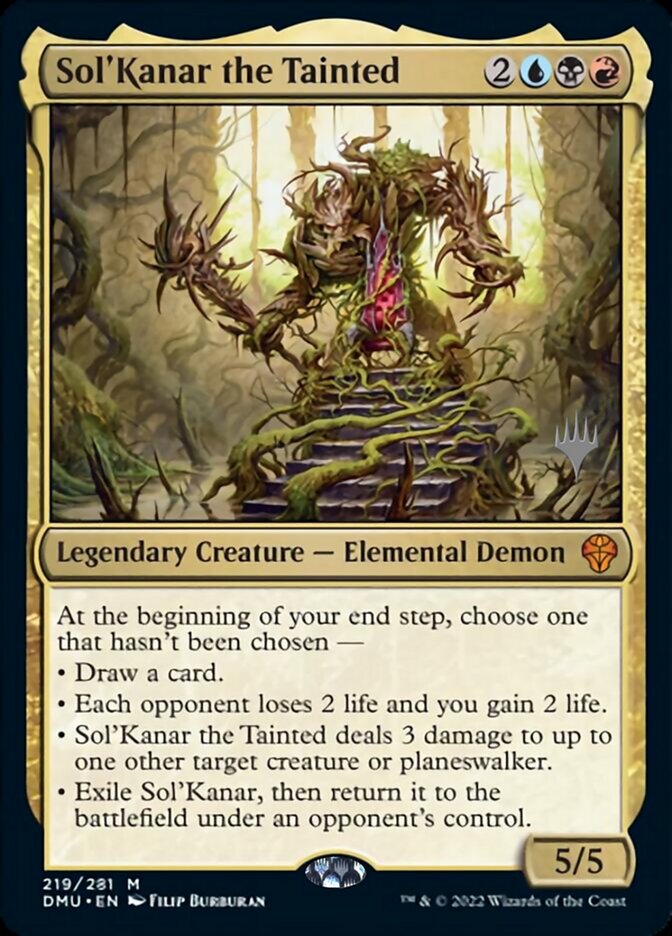 {@R} Sol'Kanar the Tainted (Promo Pack) [Dominaria United Promos][PP DMU 219]