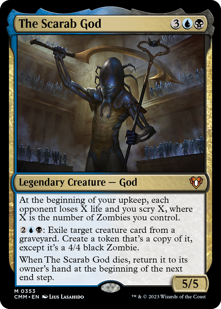 {R} The Scarab God [Commander Masters][CMM 353]