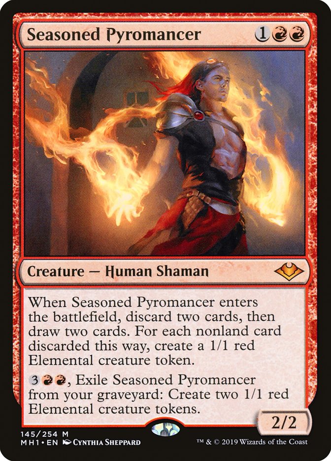 {R} Seasoned Pyromancer [Modern Horizons][MH1 145]