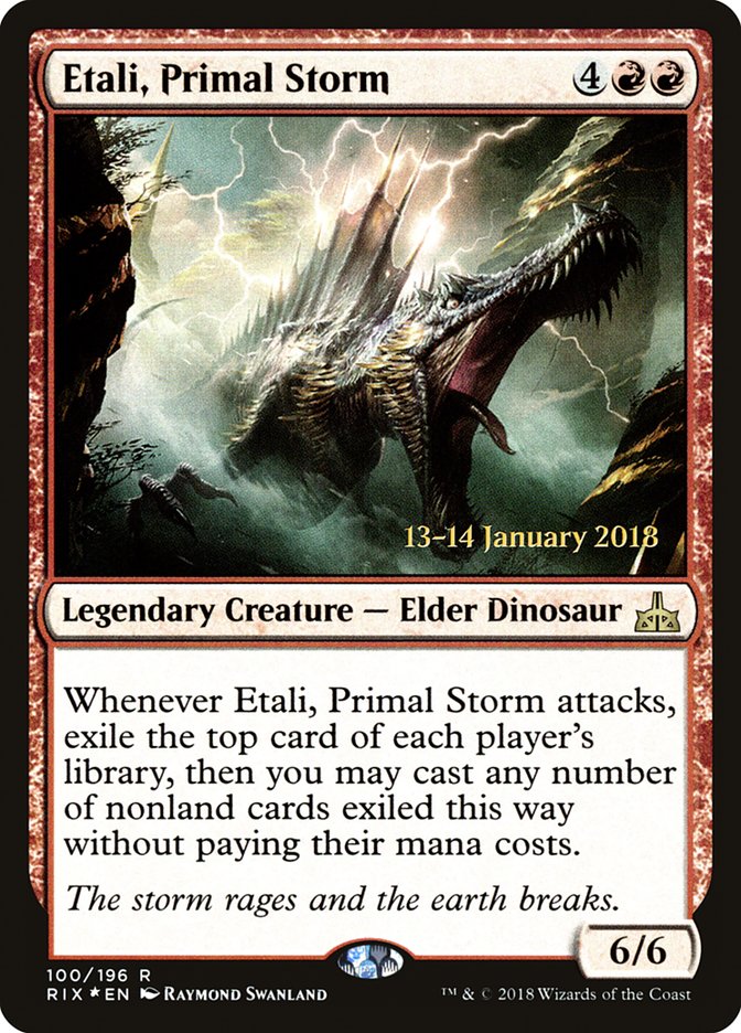 {R} Etali, Primal Storm [Rivals of Ixalan Prerelease Promos][PR RIX 100]