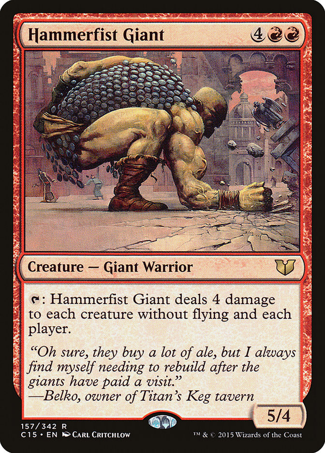 {R} Hammerfist Giant [Commander 2015][C15 157]