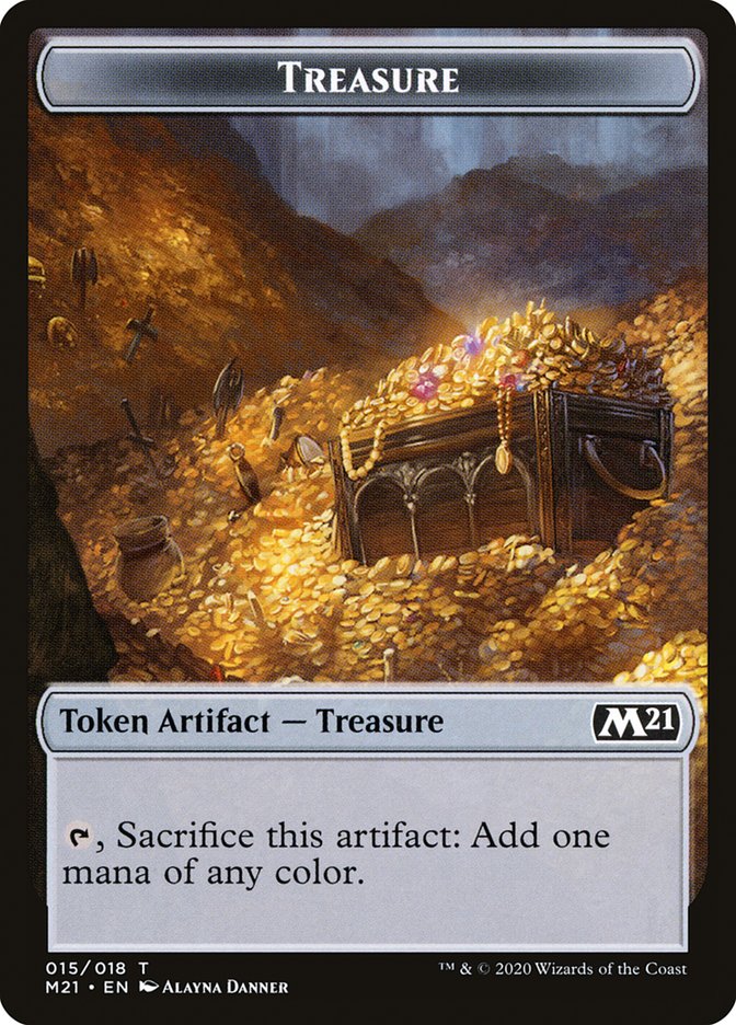 {T} Treasure Token [Core Set 2021 Tokens][TM21 015]