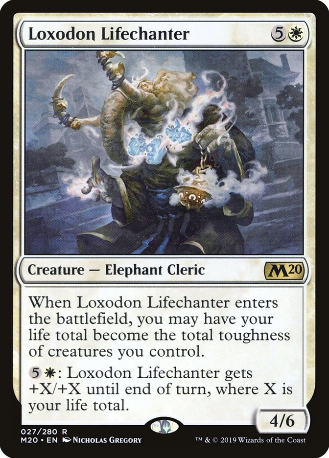 {R} Loxodon Lifechanter [Core Set 2020][M20 027]