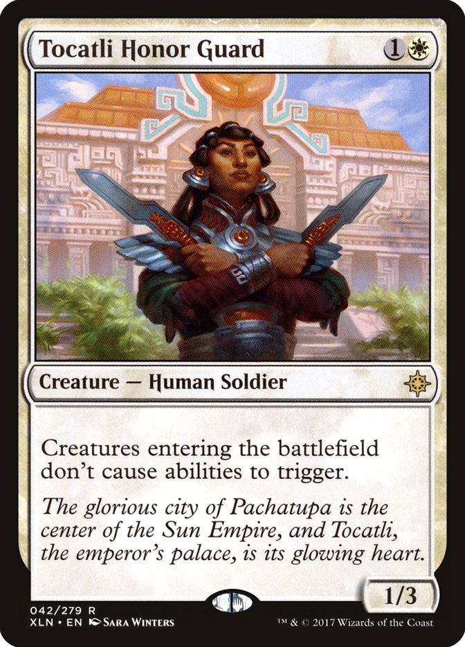 {R} Tocatli Honor Guard [Ixalan][XLN 042]