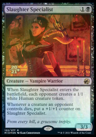 {R} Slaughter Specialist [Innistrad: Midnight Hunt Prerelease Promos][PR MID 122]