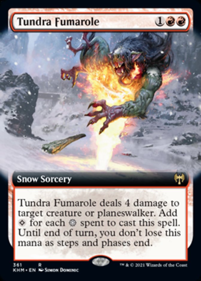 {R} Tundra Fumarole (Extended Art) [Kaldheim][KHM 361]