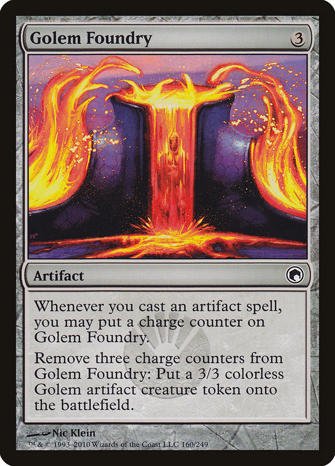 {C} Golem Foundry [Scars of Mirrodin][SOM 160]