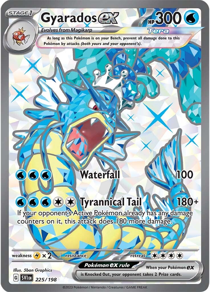 [PKM-R] Gyarados ex (225/198) [Scarlet & Violet: Base Set]