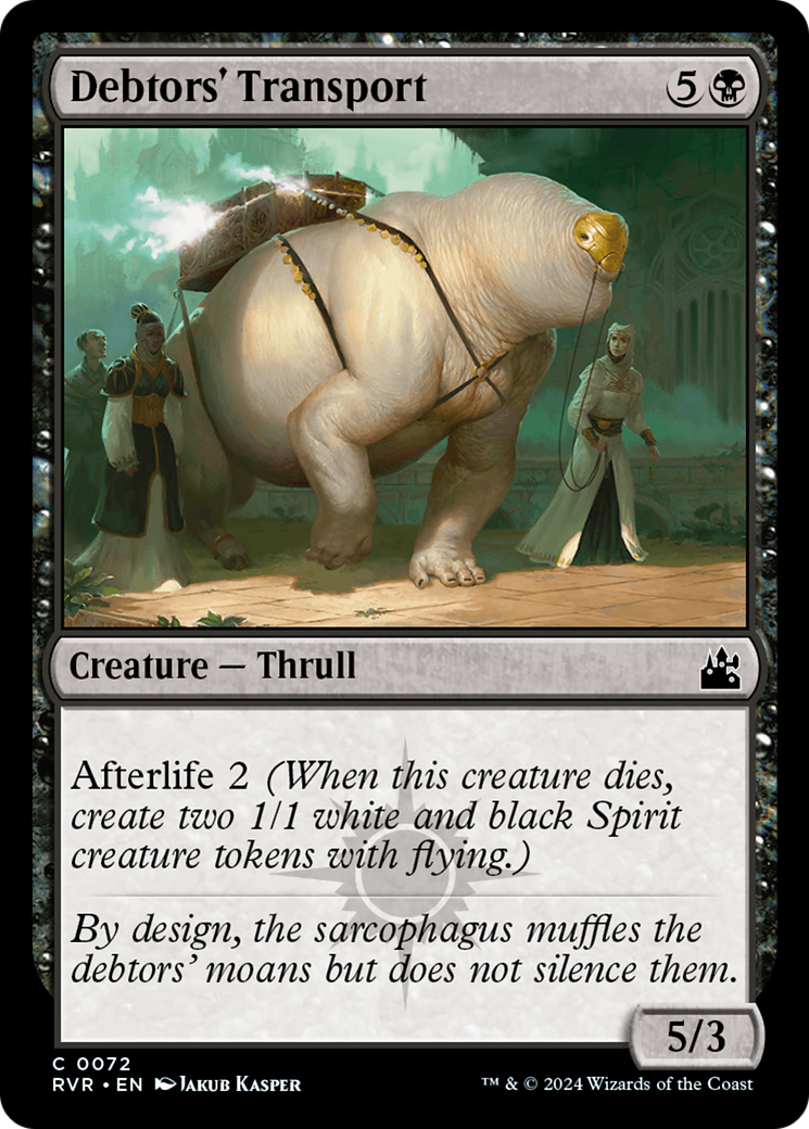 {C} Debtors' Transport [Ravnica Remastered][RVR 072]