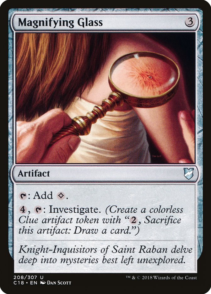 {C} Magnifying Glass [Commander 2018][C18 208]