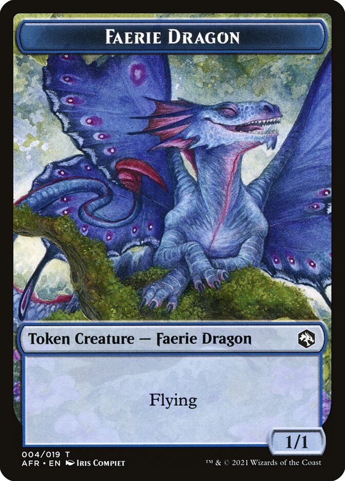 {T} Wolf // Faerie Dragon Double-sided Token [Dungeons & Dragons: Adventures in the Forgotten Realms Tokens][TAFR 014]