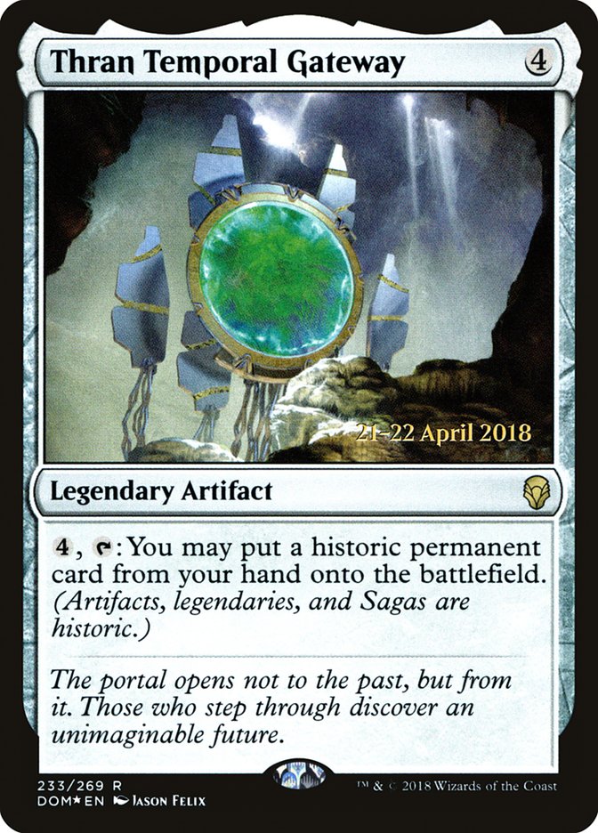 {R} Thran Temporal Gateway [Dominaria Prerelease Promos][PR DOM 233]