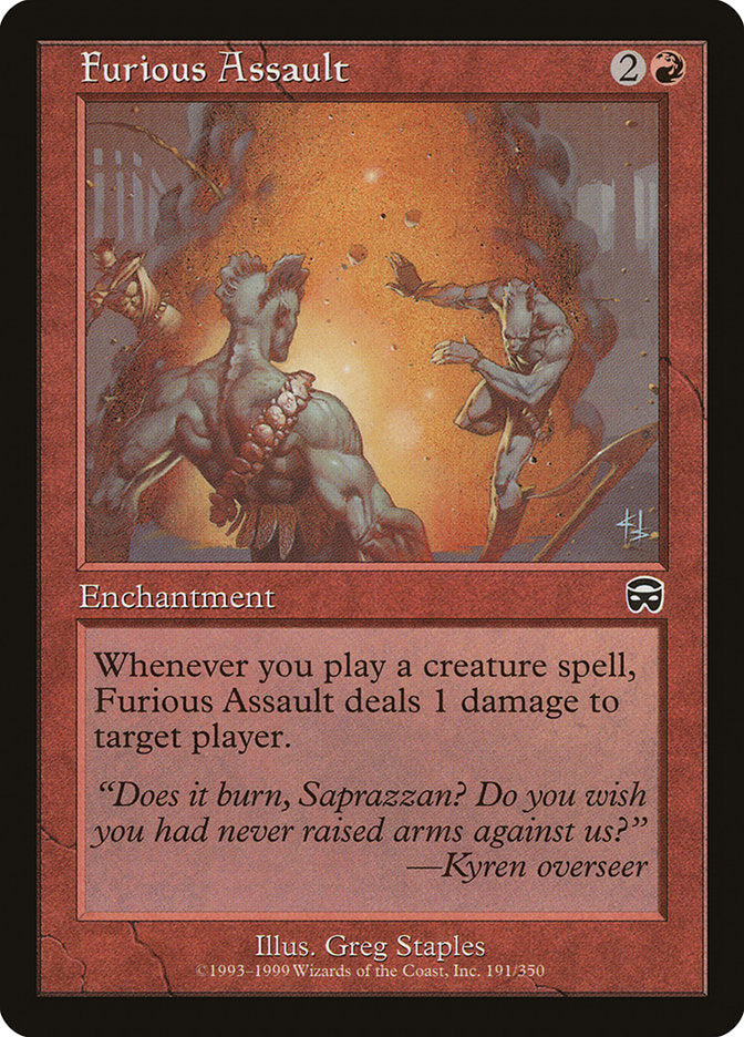 {C} Furious Assault [Mercadian Masques][MMQ 191]