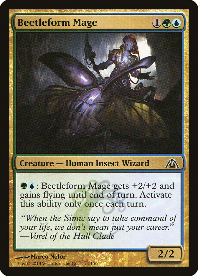 {C} Beetleform Mage [Dragon's Maze][DGM 054]