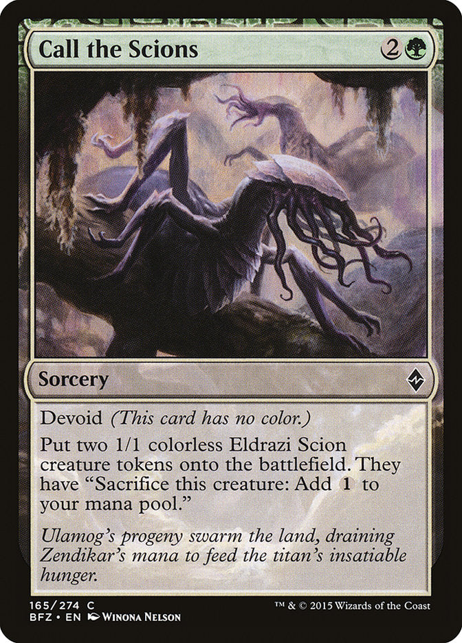 {C} Call the Scions [Battle for Zendikar][BFZ 165]