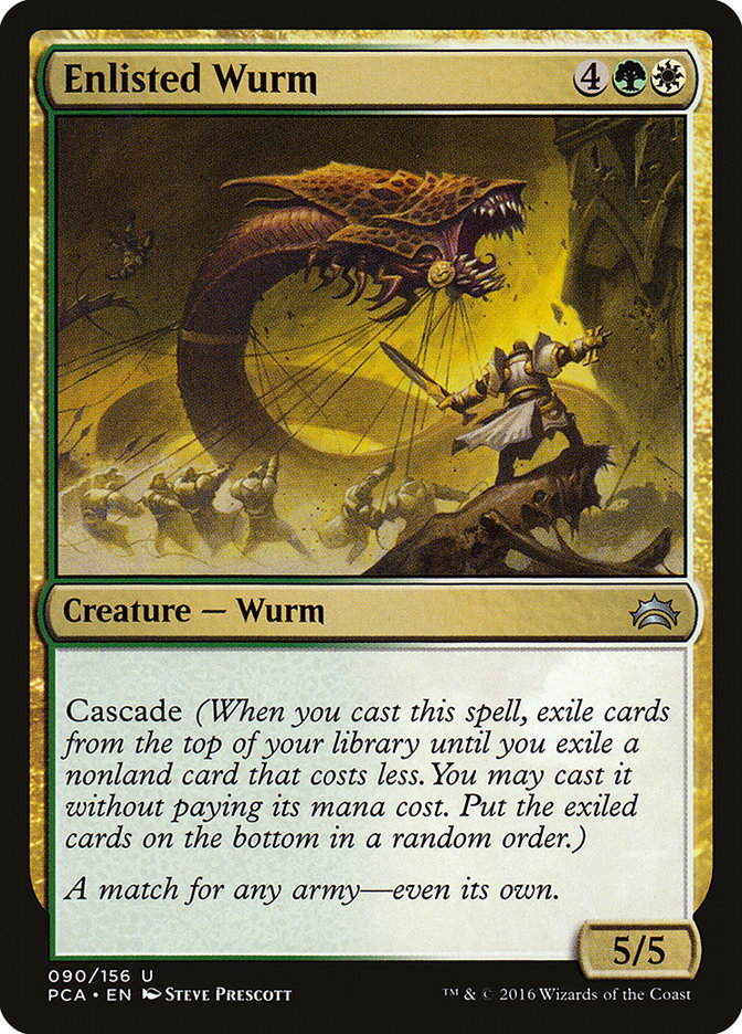 {C} Enlisted Wurm [Planechase Anthology][PCA 090]