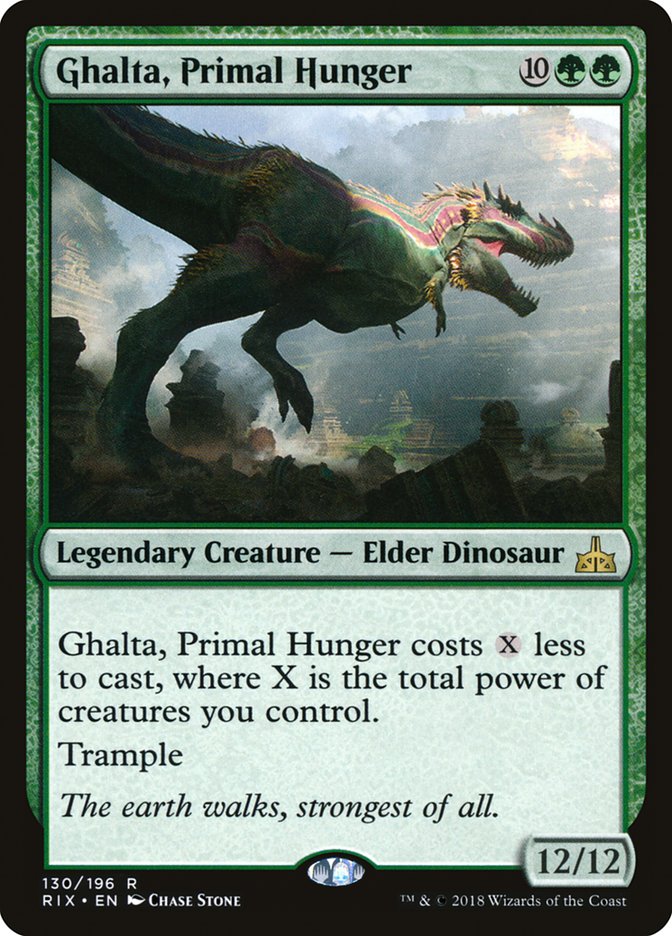 {R} Ghalta, Primal Hunger [Rivals of Ixalan][RIX 130]