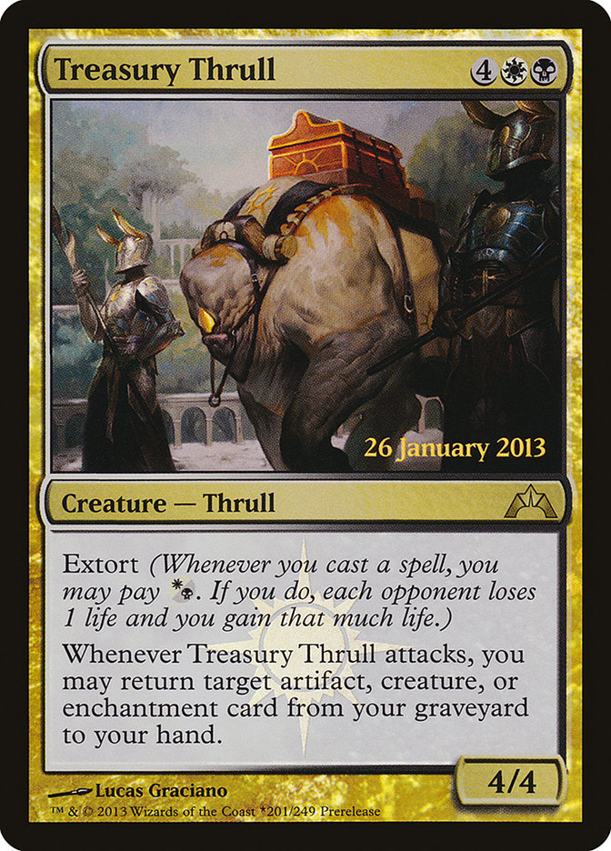 {R} Treasury Thrull [Gatecrash Prerelease Promos][PR GTC 201]