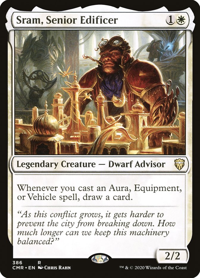 {R} Sram, Senior Edificer [Commander Legends][CMR 386]