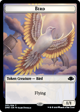 {T} Zombie // Bird Double-Sided Token [Dominaria Remastered Tokens][TDMR 5//1]