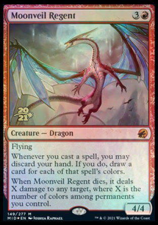 {R} Moonveil Regent [Innistrad: Midnight Hunt Prerelease Promos][PR MID 149]