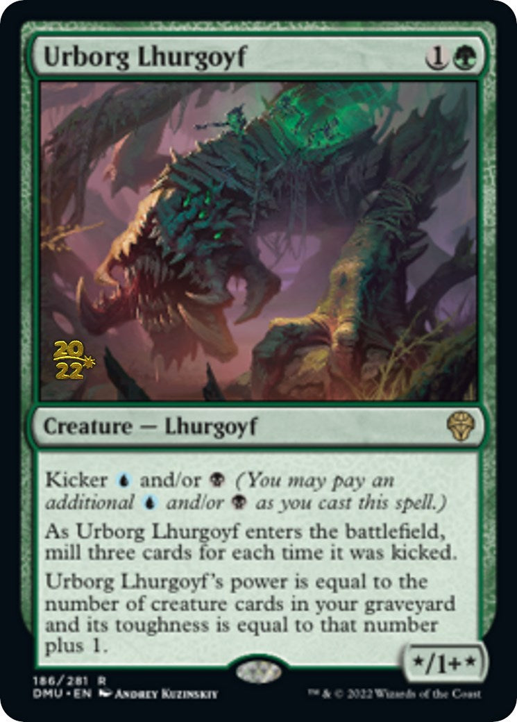 {@R} Urborg Lhurgoyf [Dominaria United Prerelease Promos][PR DMU 186]