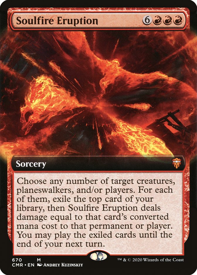 {R} Soulfire Eruption (Extended Art) [Commander Legends][CMR 670]