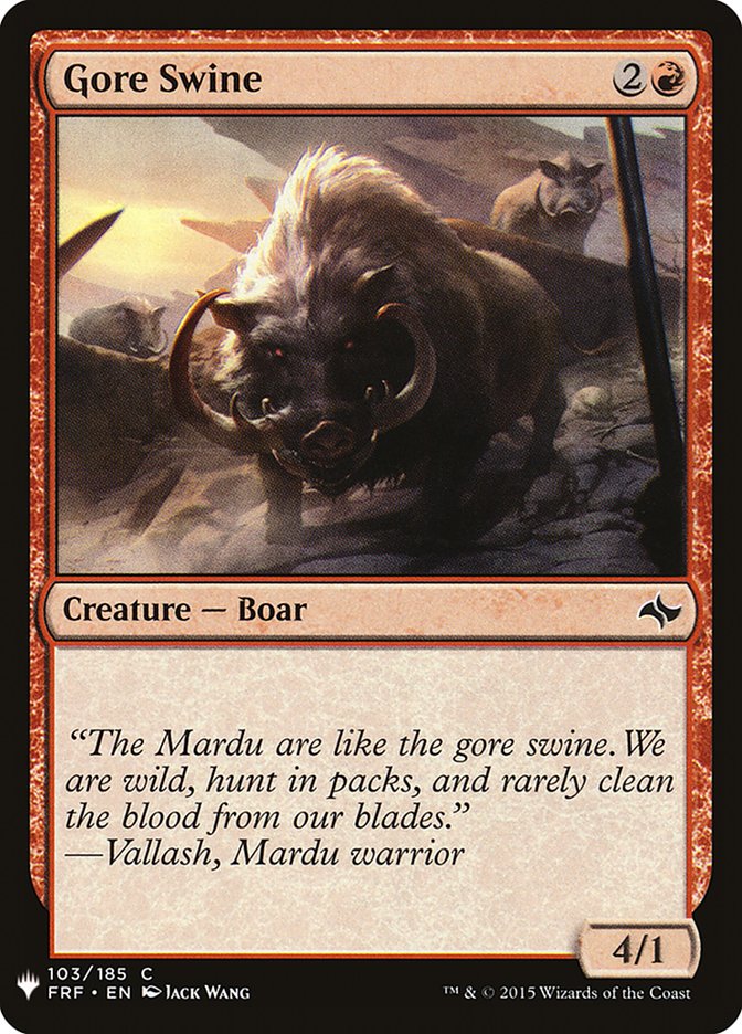 {C} Gore Swine [Mystery Booster][MB1 FRF 103]