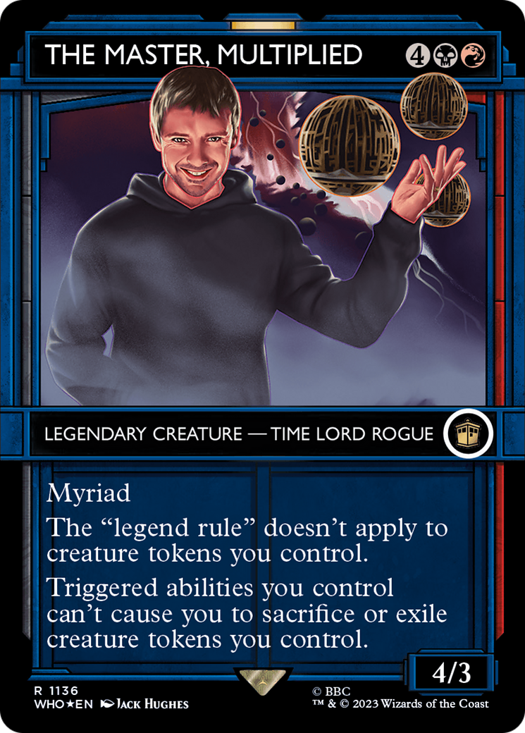 {R} The Master, Multiplied (Showcase) (Surge Foil) [Doctor Who][WHO 1136]