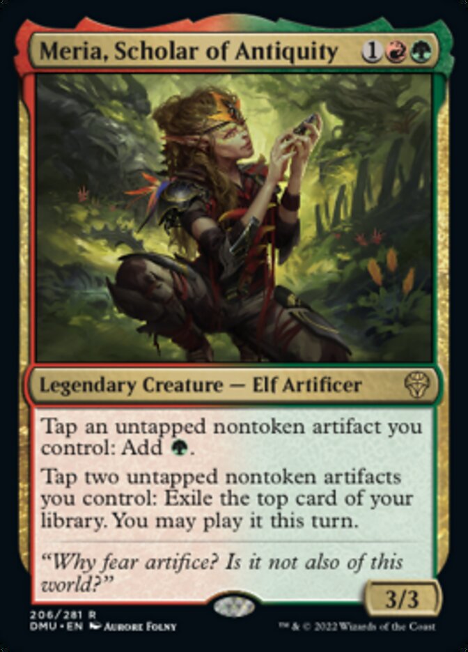 {@R} Meria, Scholar of Antiquity [Dominaria United][DMU 206]