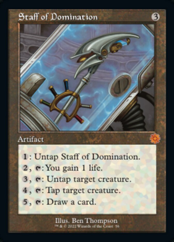 {R} Staff of Domination (Retro) [The Brothers' War Retro Artifacts][BRR 056]