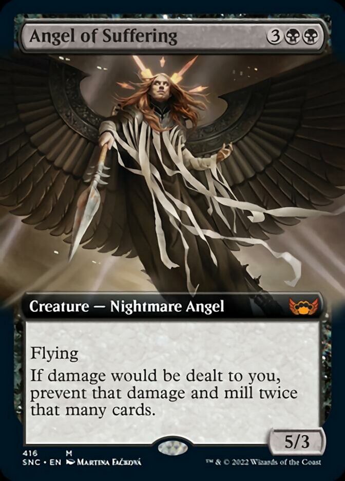 {R} Angel of Suffering (Extended Art) [Streets of New Capenna][SNC 416]