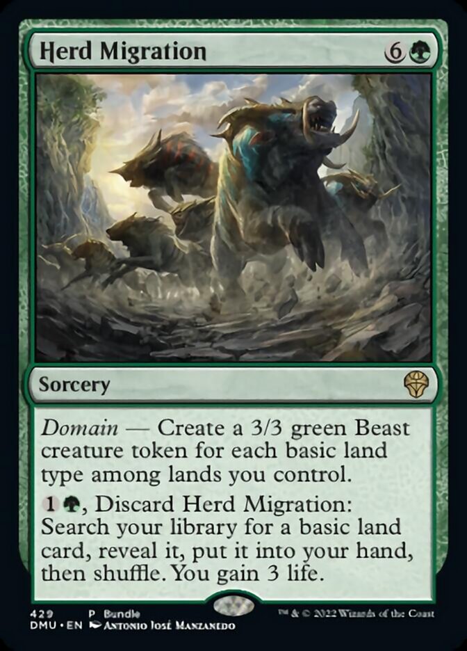 {@R} Herd Migration (Bundle) [Dominaria United][DMU 429]