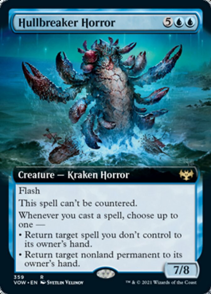 {R} Hullbreaker Horror (Extended Art) [Innistrad: Crimson Vow][VOW 359]