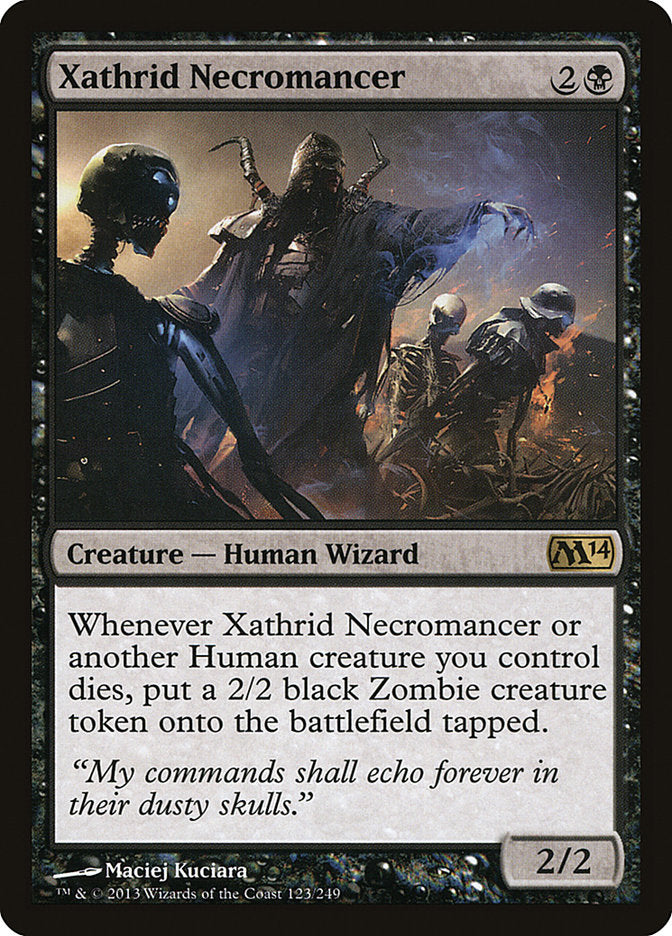 {R} Xathrid Necromancer [Magic 2014][M14 123]