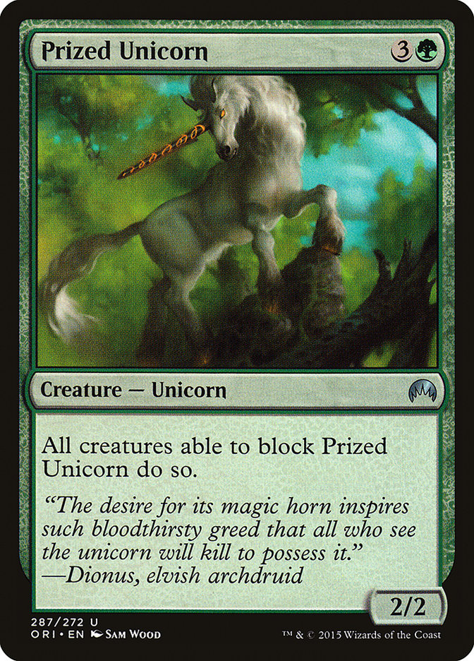 {C} Prized Unicorn [Magic Origins][ORI 287]