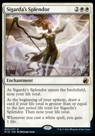 {R} Sigarda's Splendor (Promo Pack) [Innistrad: Midnight Hunt Promo Pack][PP MID 033]