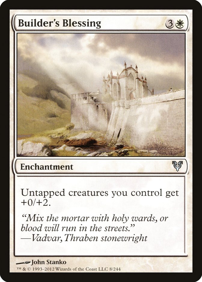 {C} Builder's Blessing [Avacyn Restored][AVR 008]