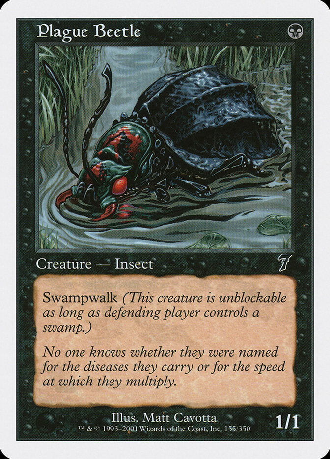 {C} Plague Beetle [Seventh Edition][7ED 155]