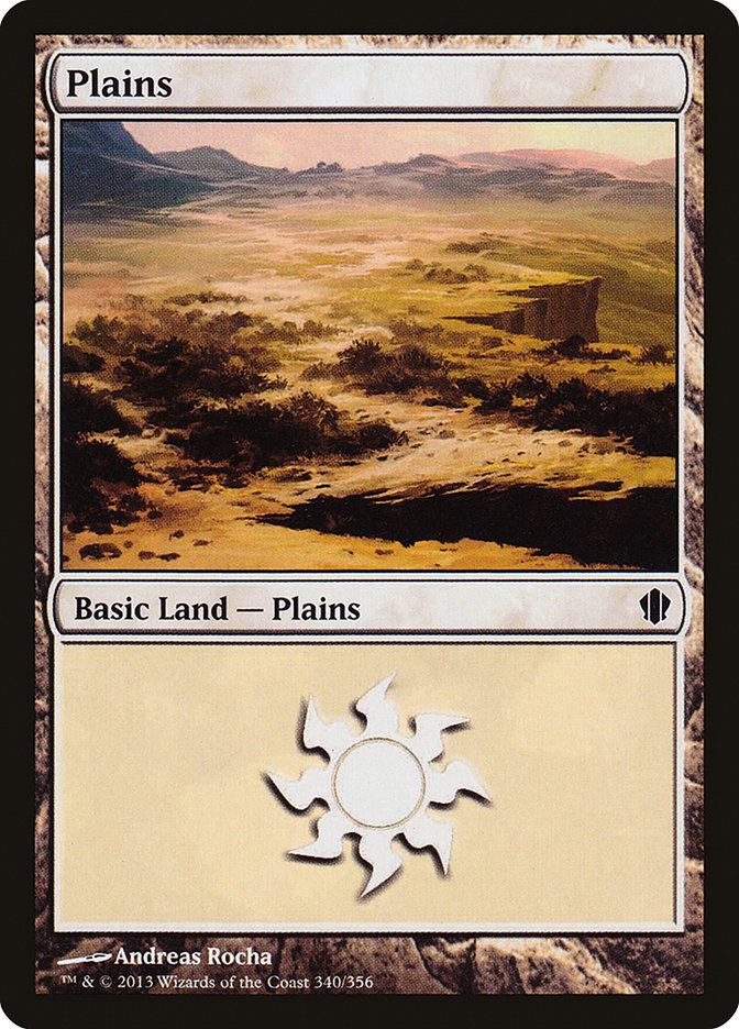 {B}[C13 340] Plains (340) [Commander 2013]