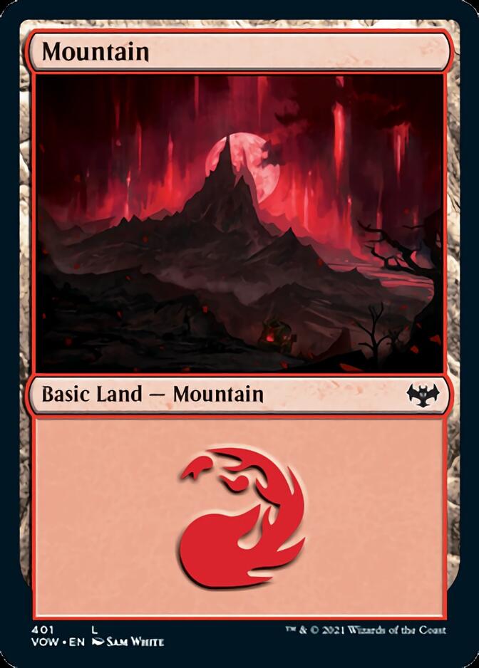 {B}[VOW 401] Mountain (401) [Innistrad: Crimson Vow]