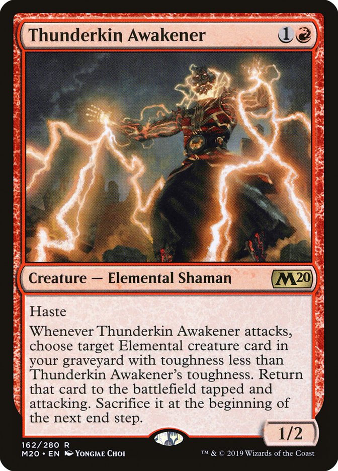 {R} Thunderkin Awakener [Core Set 2020][M20 162]