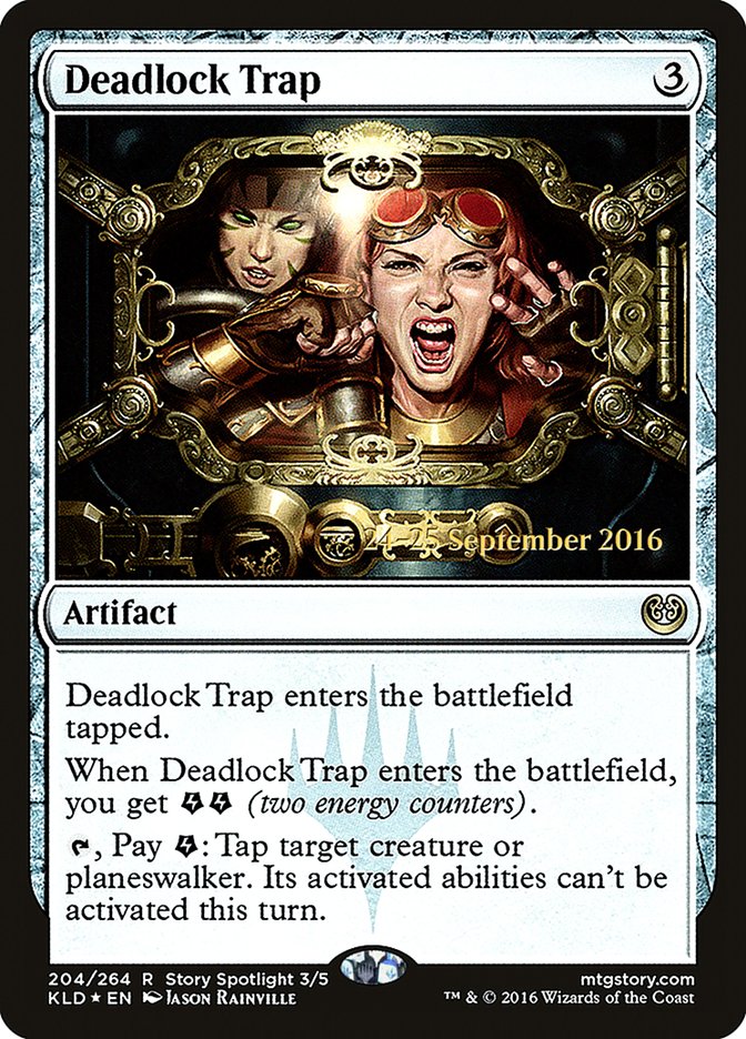 {R} Deadlock Trap [Kaladesh Prerelease Promos][PR KLD 204]