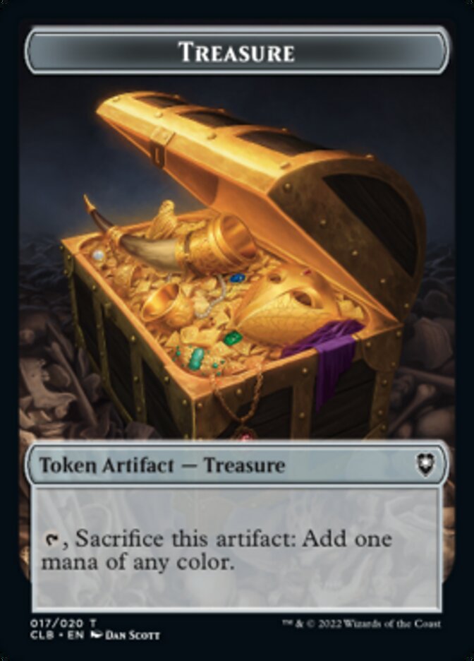 {T} Treasure Token [Commander Legends: Battle for Baldur's Gate Tokens][TCLB 017]